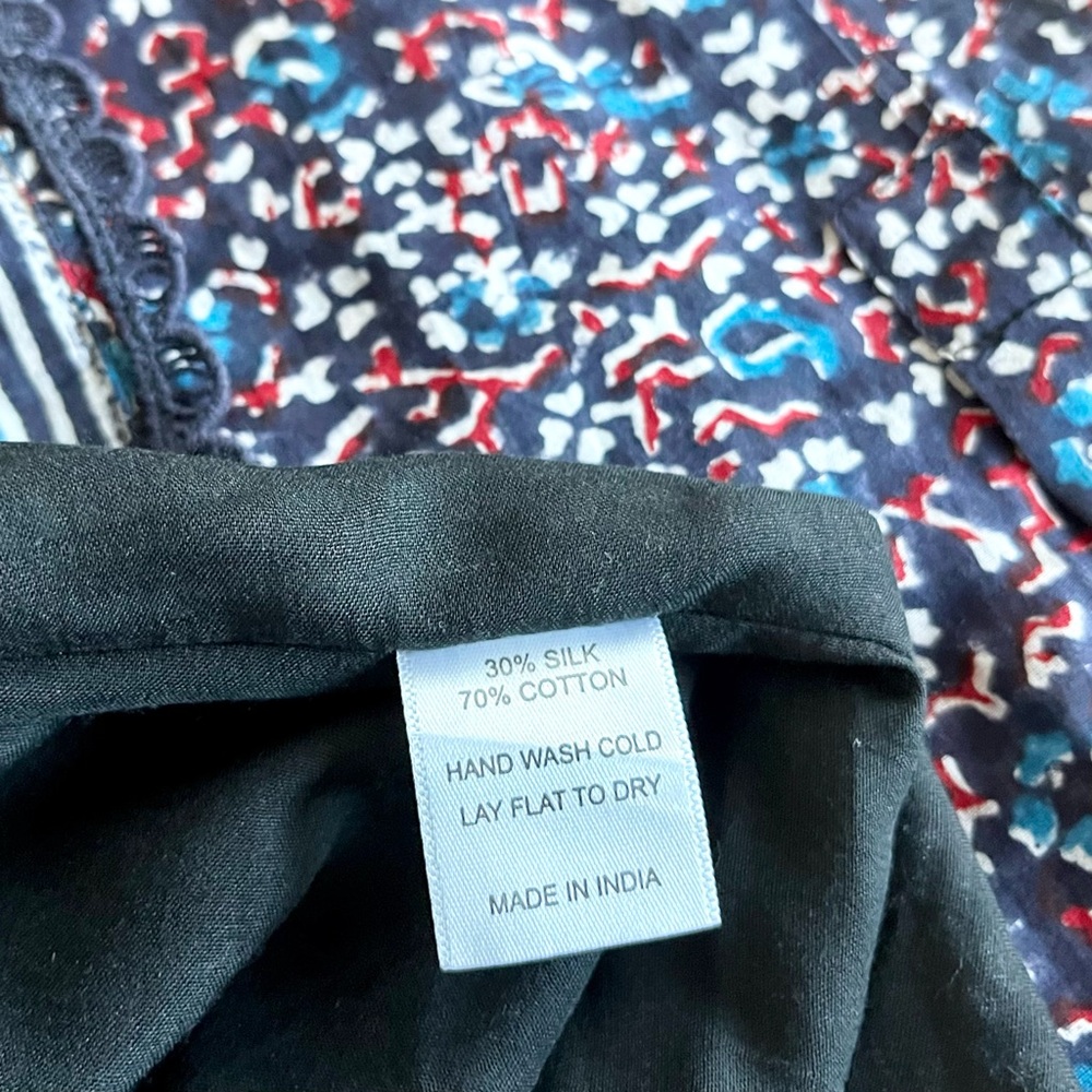 Bell by Alicia Bell Blake long sleeve shirt dress (blue/multi) - Picture 11 of 11
